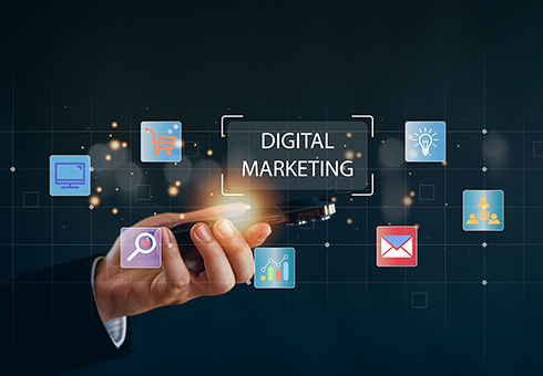 Small business owner running Google Ads and SEO campaign in Gurgaon